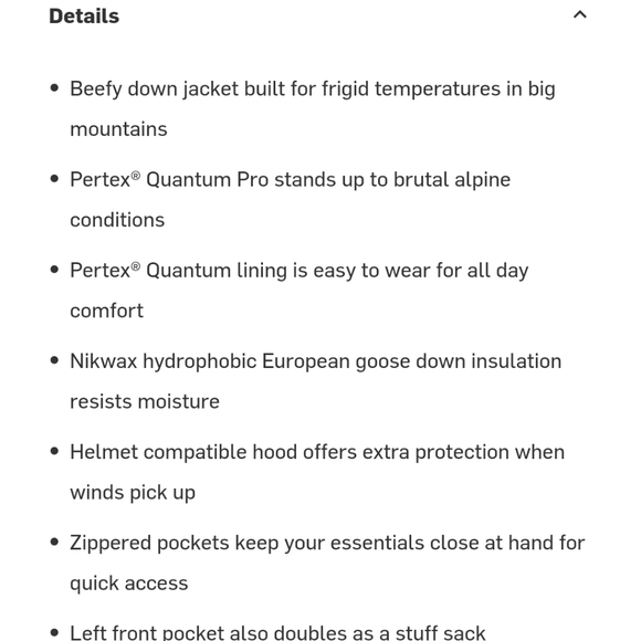 Rab women's neutrino pro jacket down insulation - Picture 4 of 12